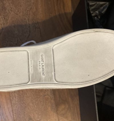 Nib Saint Laurent Sl10 High Tops Rare 45
