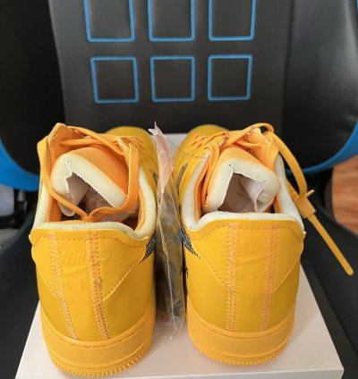 Nike Air Force 1 Low Off-white University Gold Ica Lemonade