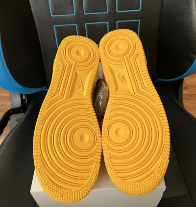 Nike Air Force 1 Low Off-white University Gold Ica Lemonade