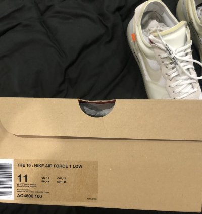 Nike Air Force 1 Low The Ten Ghosting Off-white