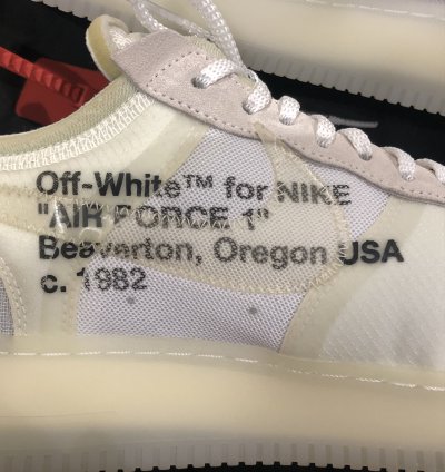 Nike Air Force 1 Low The Ten Ghosting Off-white