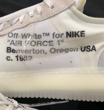 Nike Air Force 1 Low The Ten Ghosting Off-white
