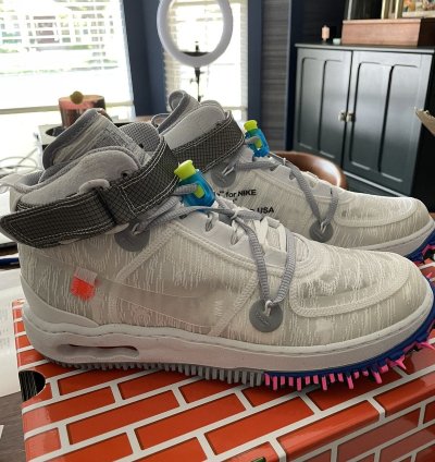 Nike Air Force 1 Mid Off-white Men Shoes