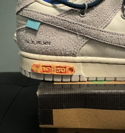 Nike Dunk Low Off White Lot 16 Of 50