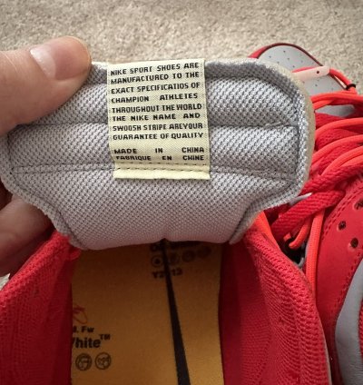 Nike Dunk Low Off-white University Red