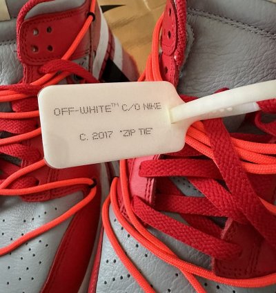 Nike Dunk Low Off-white University Red
