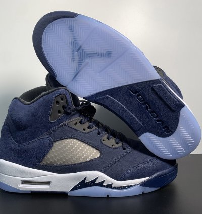 Nike Air Jordan 5 Retro Georgetown Midnight Navy