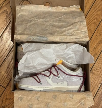 Nike Off White Dunk Low Lot 35