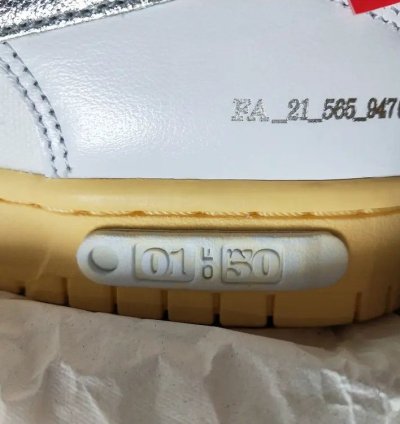 Nike Off-white Dunk Low Lot 1 50