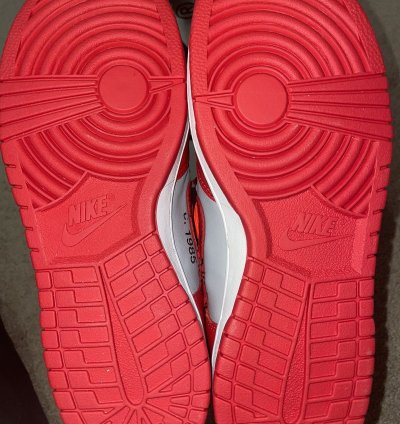 Nike Off-white University Red Dunk Low
