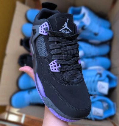 Jordan 4 Purple Thunder