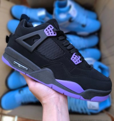 Jordan 4 Purple Thunder