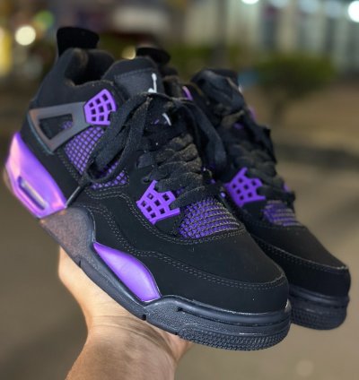 Jordan 4 Purple Thunder