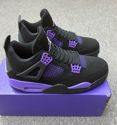 Jordan 4 Purple Thunder