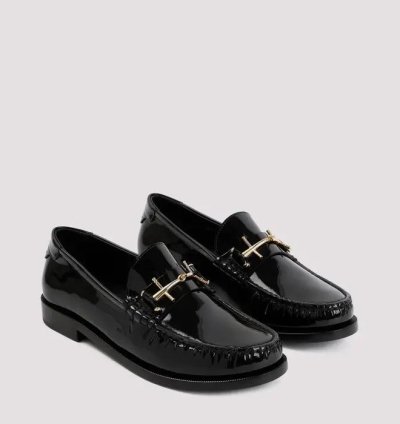 O1bcso1str1024 Le Loafer Penny Slippers In Black