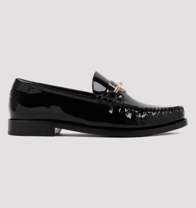 O1bcso1str1024 Le Loafer Penny Slippers In Black