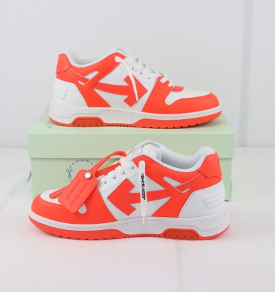 O1rshd1 2 Out Of Office Sneakers In Fluo Orange White