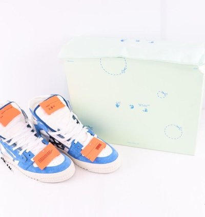 O1rshd1 3 0 Off Court Supreme Suede Sneakers In Blue Black