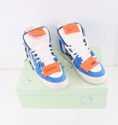 O1rshd1 3 0 Off Court Supreme Suede Sneakers In Blue Black