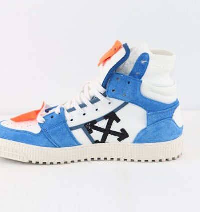 O1rshd1 3 0 Off Court Supreme Suede Sneakers In Blue Black