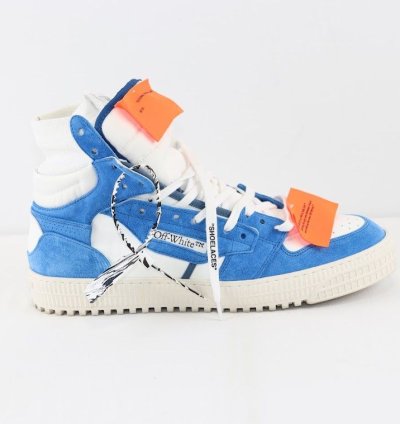 O1rshd1 3 0 Off Court Supreme Suede Sneakers In Blue Black