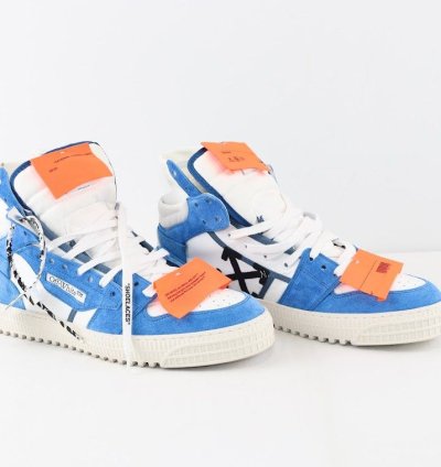 O1rshd1 3 0 Off Court Supreme Suede Sneakers In Blue Black