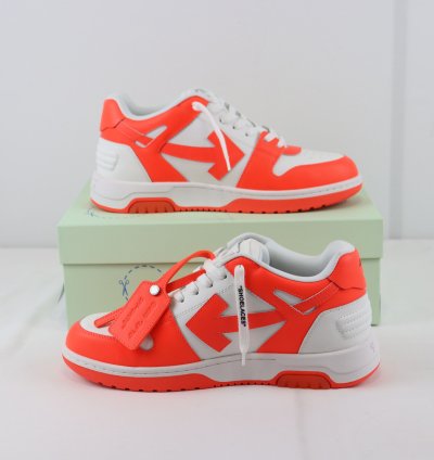 O1rshd1 3 Out Of Office Sneakers In Fluo Orange White