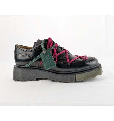 O1rshd1 Burwood Leather Brogues In Black