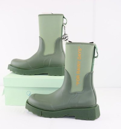 O1rshd1 New Rubber Neoprene Boots In Army Green Orange