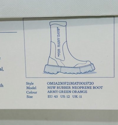 O1rshd1 New Rubber Neoprene Boots In Army Green Orange