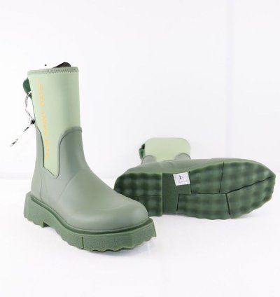 O1rshd1 New Rubber Neoprene Boots In Army Green Orange
