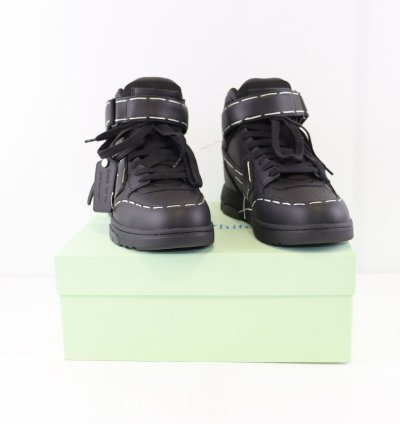 O1rshd1 Ooo Mid Sartorial Stitching Sneakers In Black