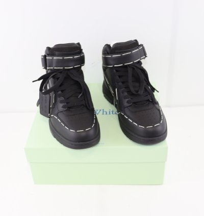 O1rshd1 Ooo Mid Sartorial Stitching Sneakers In Black