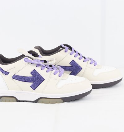 O1rshd1 Out Of Office Sneakers In Cream White Purple