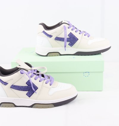 O1rshd1 Out Of Office Sneakers In Cream White Purple
