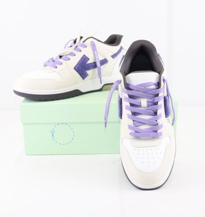 O1rshd1 Out Of Office Sneakers In Cream White Purple