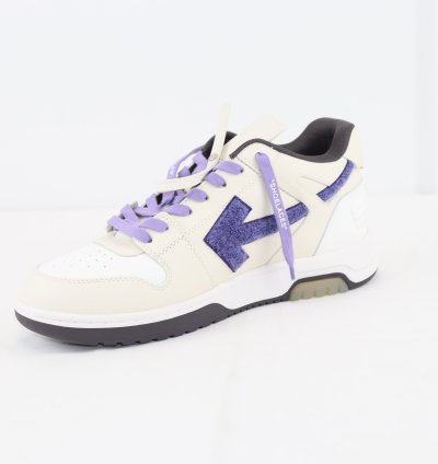 O1rshd1 Out Of Office Sneakers In Cream White Purple