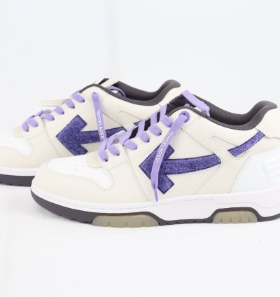 O1rshd1 Out Of Office Sneakers In Cream White Purple