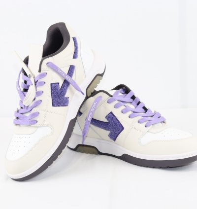 O1rshd1 Out Of Office Sneakers In Cream White Purple