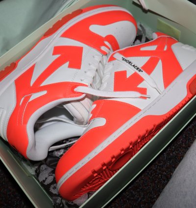 O1rshd1 Out Of Office Sneakers In Fluo Orange White