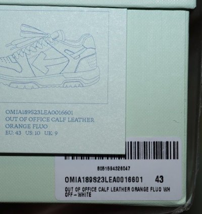 O1rshd1 Out Of Office Sneakers In Fluo Orange White