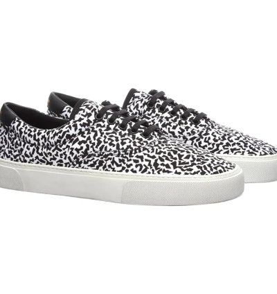 O1s1wg110823 Venice Low Sneakers In Black White Print