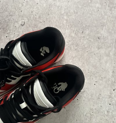 Of White Out Of Office Red Black Low Sneakers