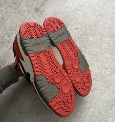 Of White Out Of Office Red Black Low Sneakers