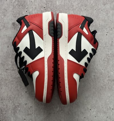 Of White Out Of Office Red Black Low Sneakers
