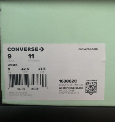 Off White Converse Ebay Verified
