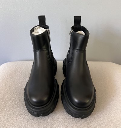 Off White Exploration Motor Ankle Boots In Black