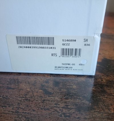 Off White High Top Hiker Boots Black