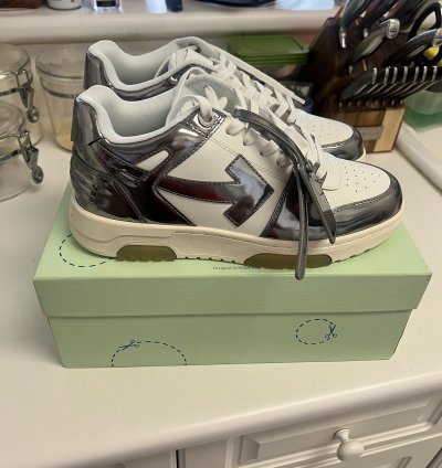 Off White Mirror Sneakers