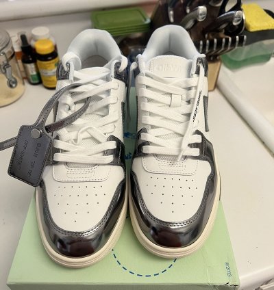 Off White Mirror Sneakers